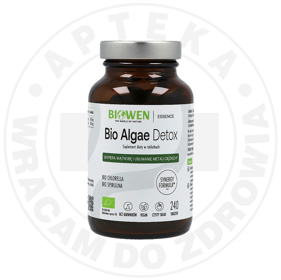 Biowen Bio Algae Detox tabletki 500mg, 240 tabletek
