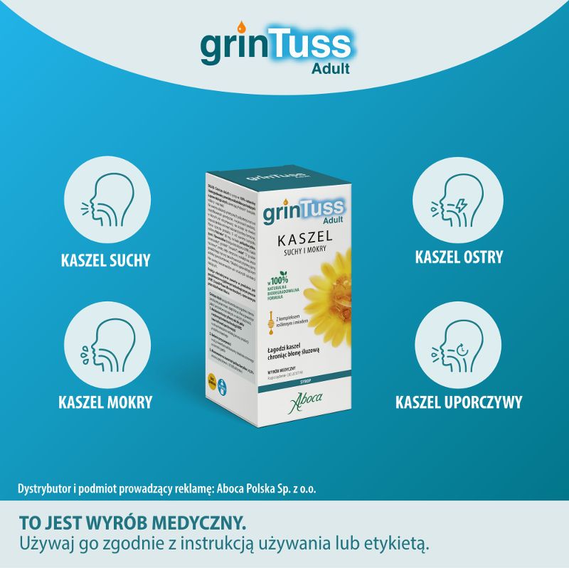 GRINTUSS ADULT Wyrób medyczny 180 g