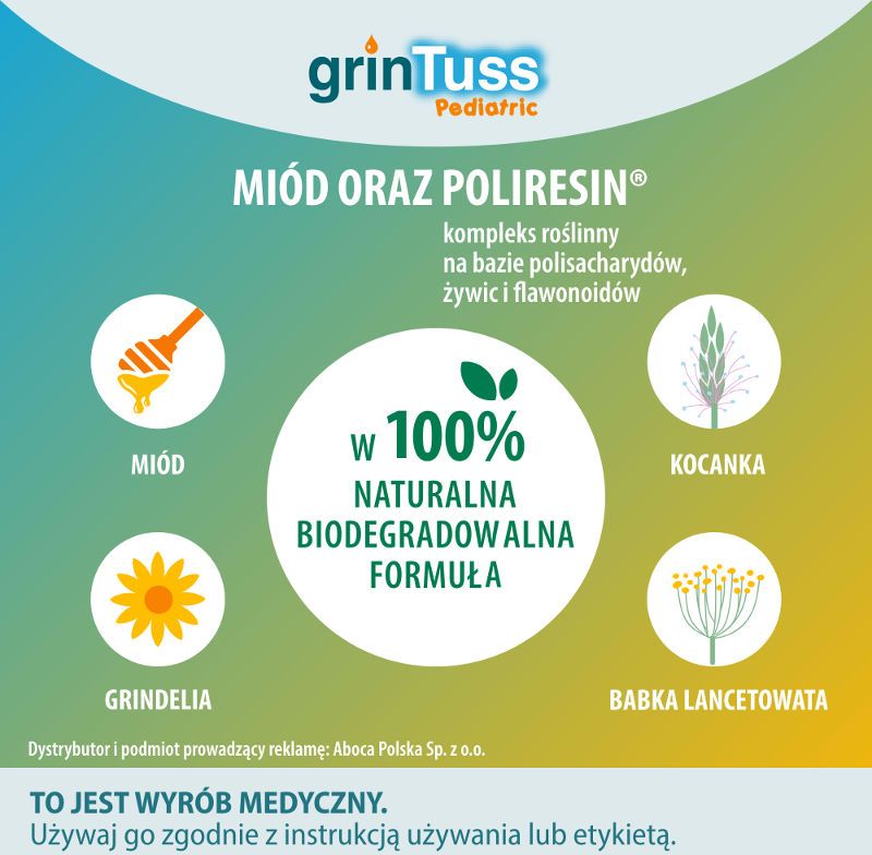 GRINTUSS PEDIATRIC Wyrób medyczny 128 g