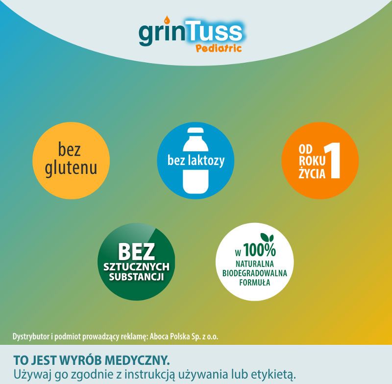 GRINTUSS PEDIATRIC Wyrób medyczny 180g