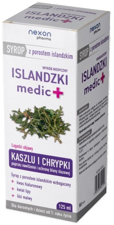ISLANDZKI MEDIC+ syrop nawilżająco-powlekający, 125 ml