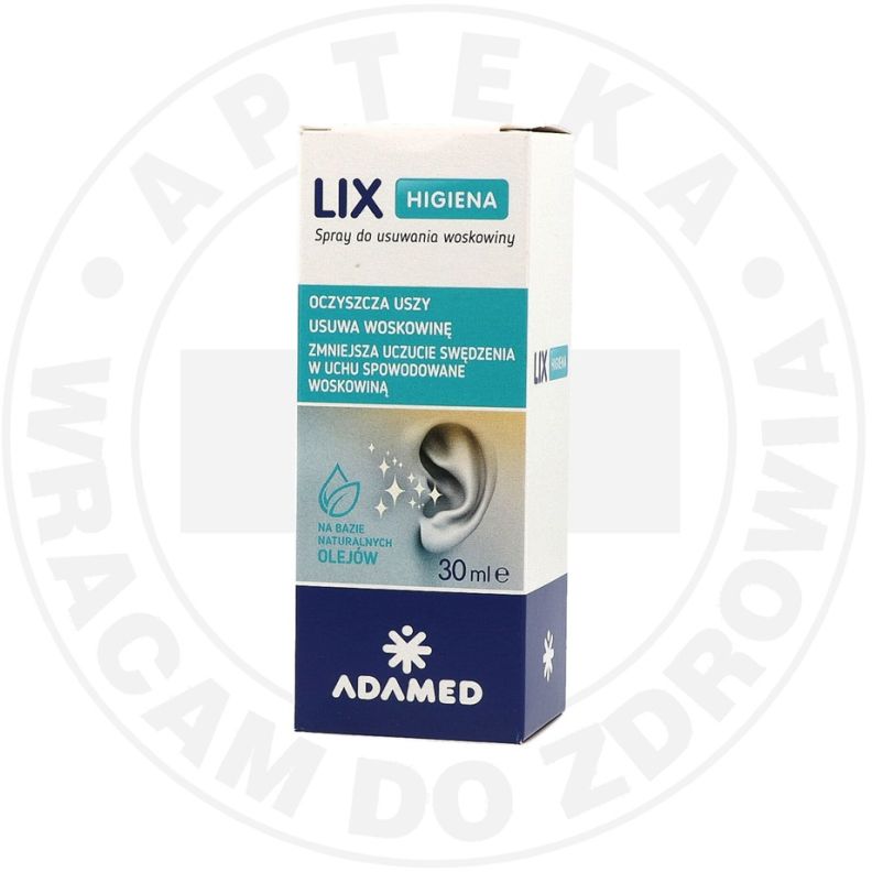 LIX HIGIENA spray do usuwania woskowiny, 30 ml