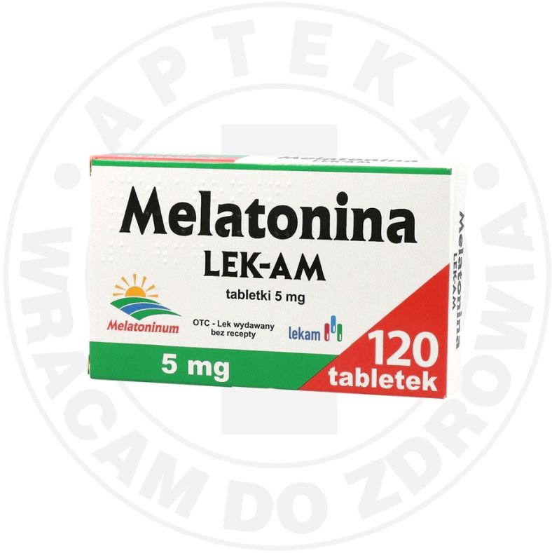 MELATONINA LEK-AM tabletki 5 mg, 120 tabl.