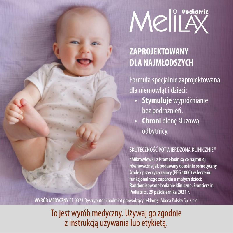 MELILAX PEDIATRIC Wyrób medyczny 6 mikrowlewek