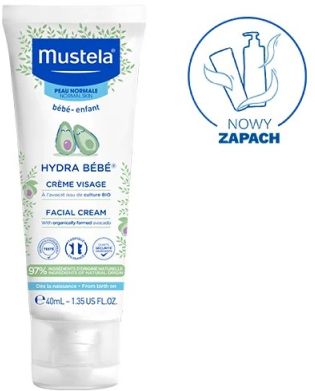 MUSTELA HYDRA BEBE krem do twarzy krem, 40 ml