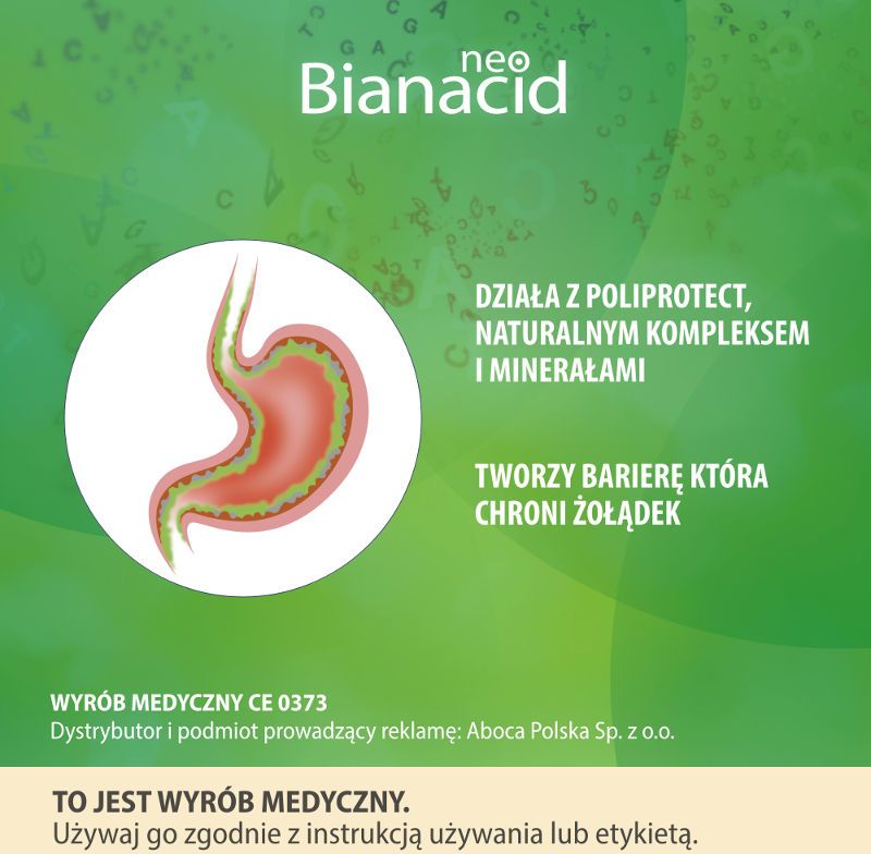 NEOBIANACID Wyrób medyczny 45 tabl.