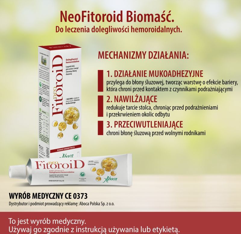 NEOFITOROID BIOMAŚĆ maść z aplikatorem doodbytniczym, 40 g