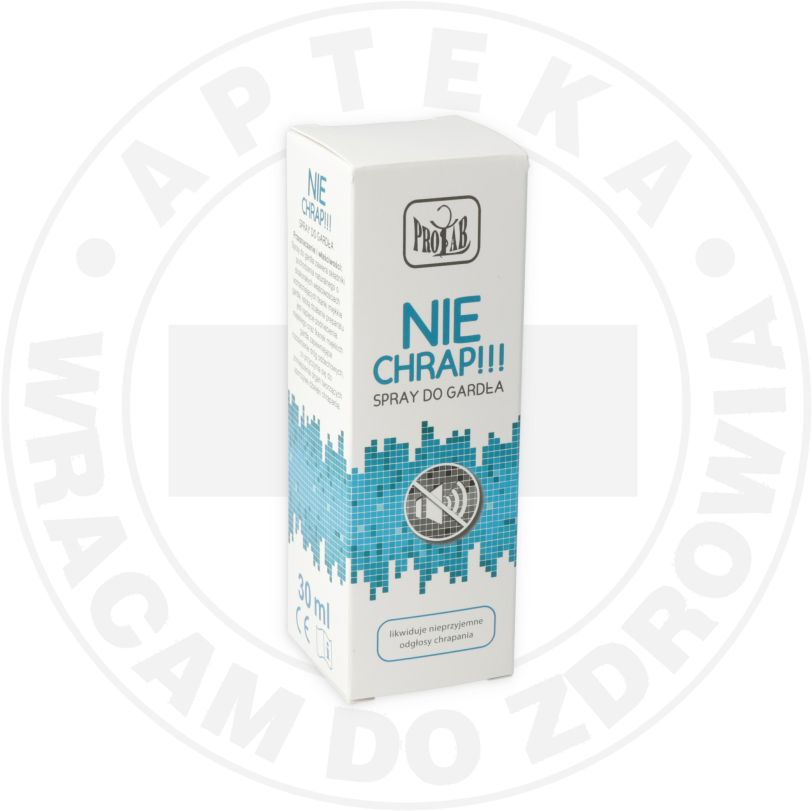 NIE CHRAP Wyrób medyczny 30 ml - Przedsiębiorstwo Farmaceutyczne \ PROLAB\ sp. z o.o. 