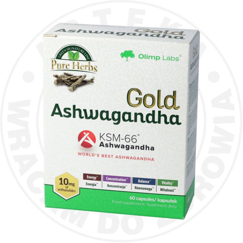 OLIMP GOLD ASHWAGANDHA Suplement diety 60 kaps. - OLIMP LABORATORIES Sp. z o.o.