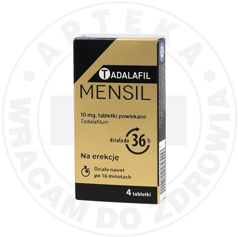 TADALAFIL MENSIL tabletki powlekane 10 mg, 4 tabl.powl.