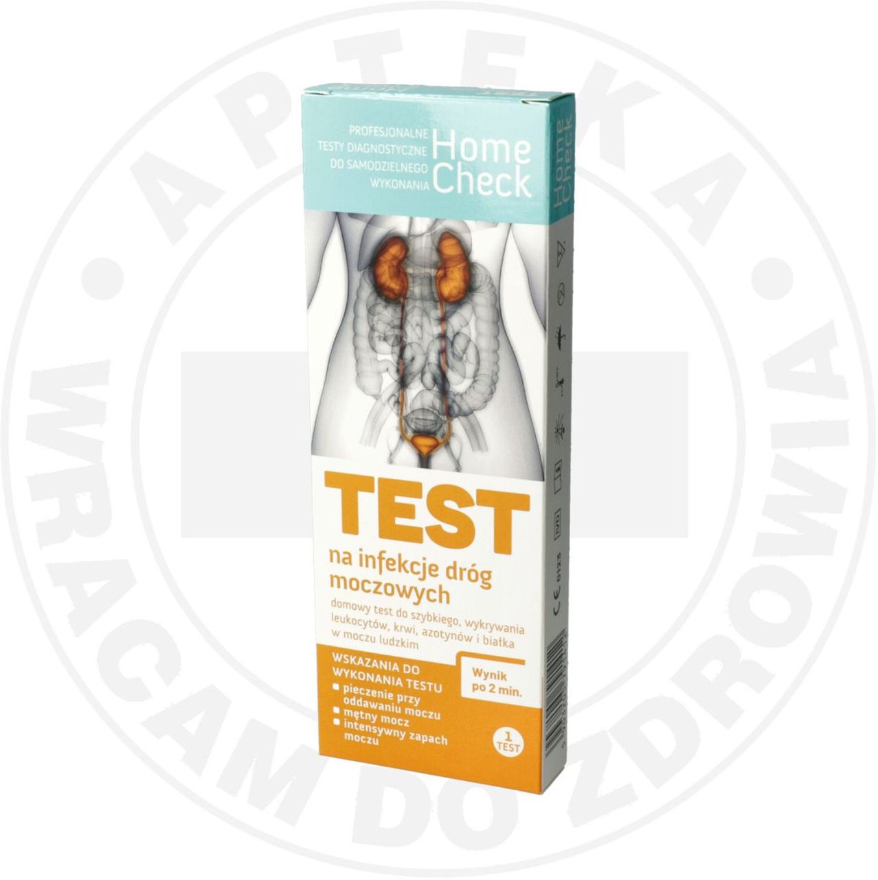 TEST NA INFEKCJĘ DRÓG MOCZOWYCH test diagnostyczny 1 szt. - MILAPHARM SP. Z O.O