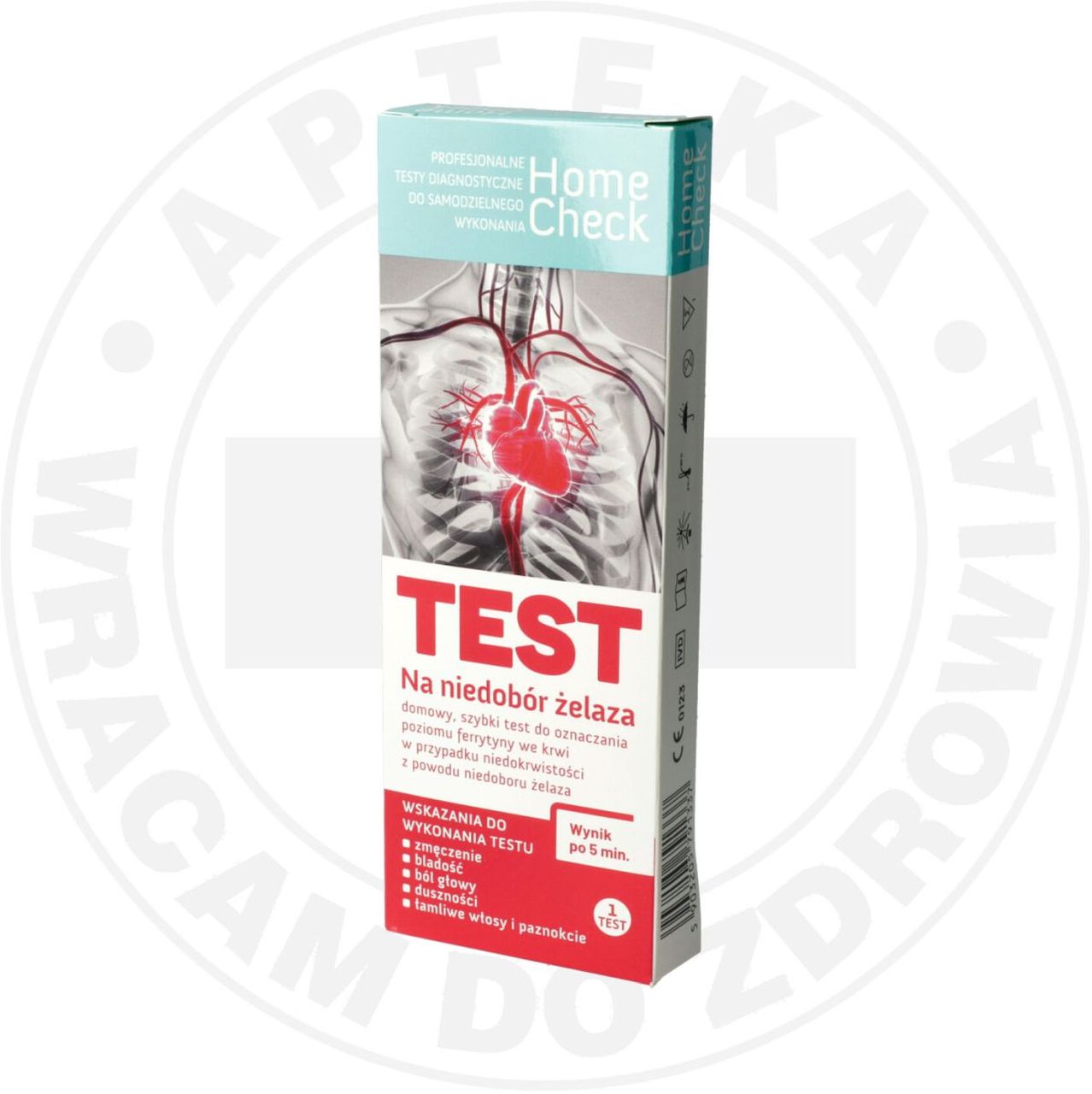 TEST NA NIEDOBÓR ŻELAZA test diagnostyczny 1 szt. - MILAPHARM SP. Z O.O